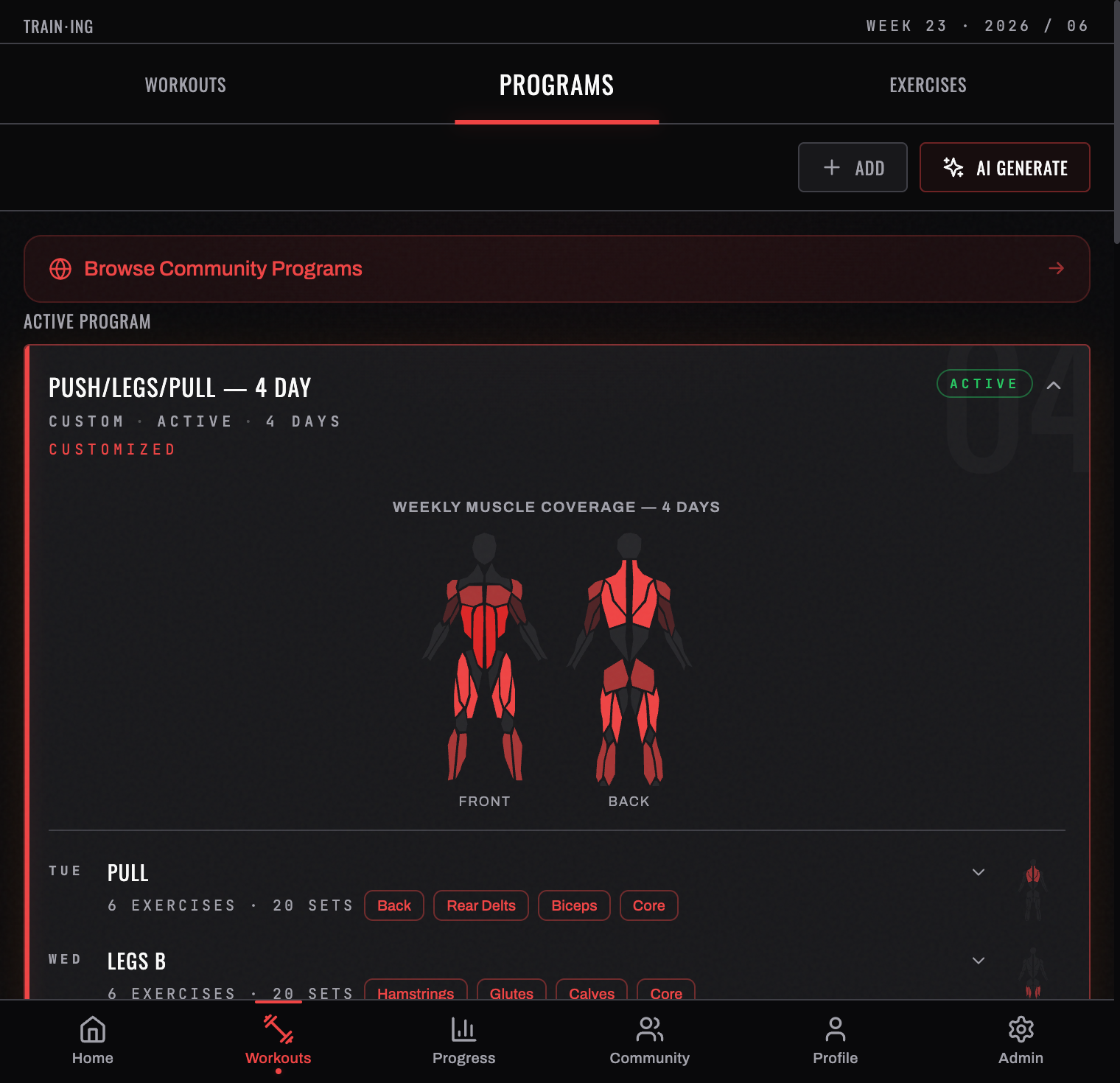 Programs hub